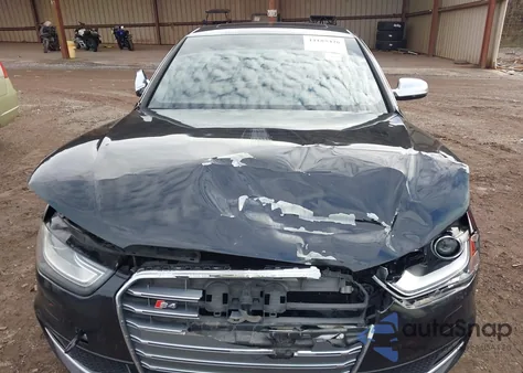 2014 Audi S4 3.0T Premium Plus from USA, damaged, VIN WAUBGAFLXEA006625